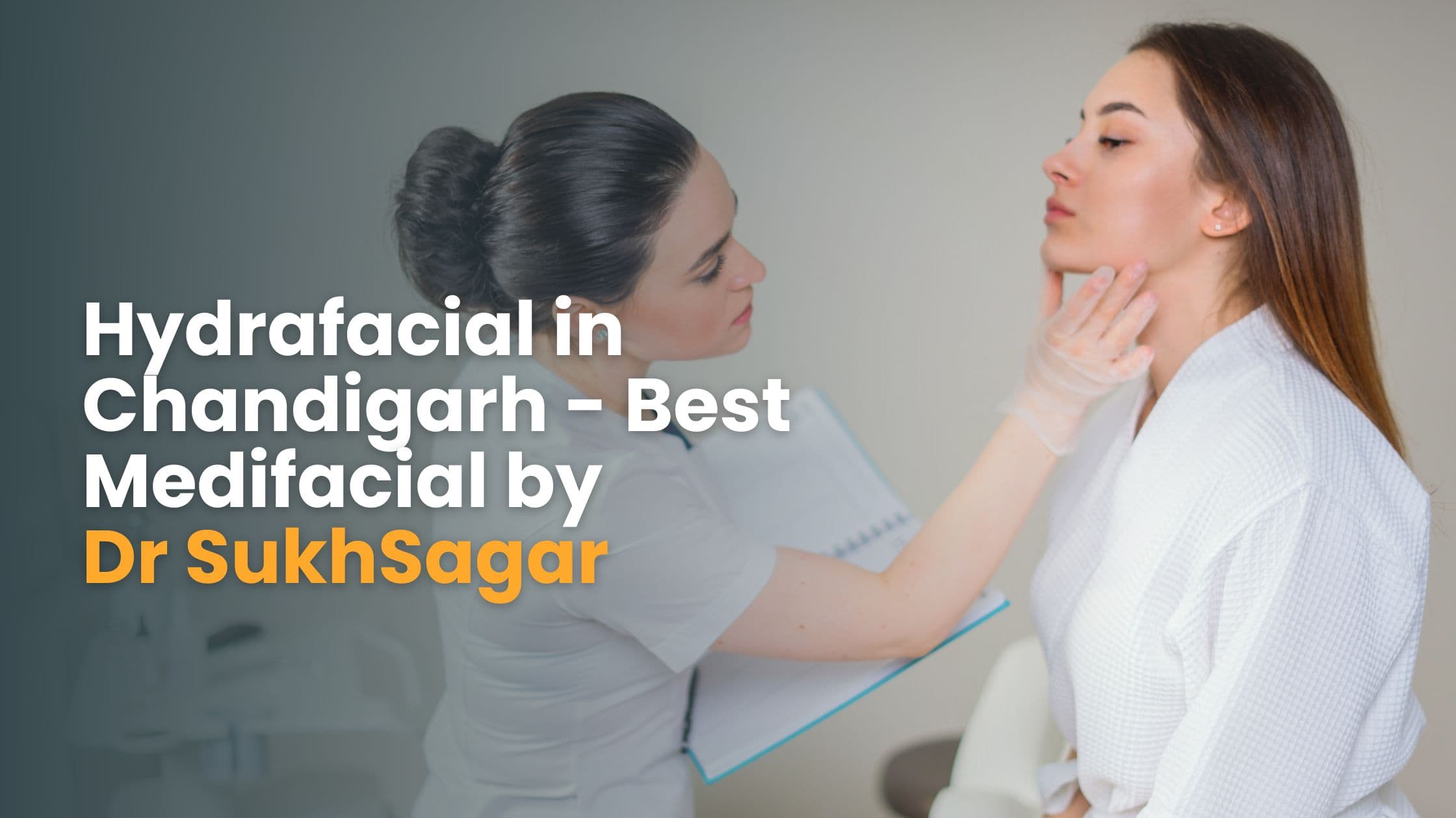Doctor treatment on girl face